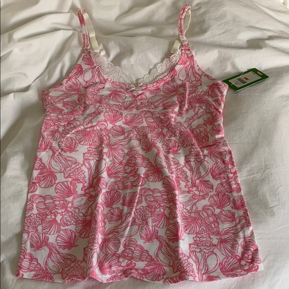Lilly Pulitzer pink shell tank - new with tags!